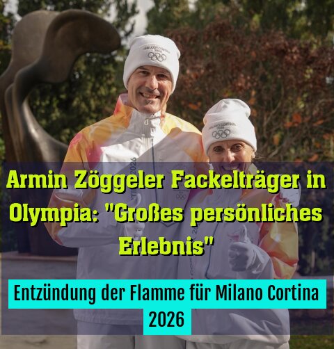 Entzündung der Flamme für Milano Cortina 2026