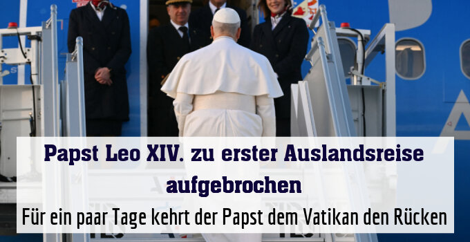 Für ein paar Tage kehrt der Papst dem Vatikan den Rücken