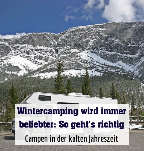 Campen in der kalten Jahreszeit