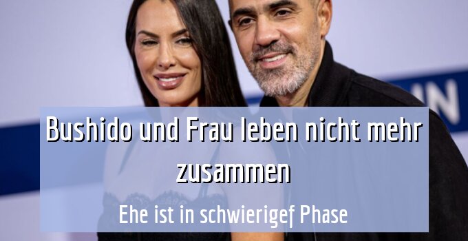 Ehe ist in schwieriger Phase