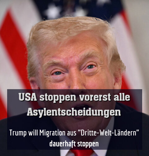 Trump will Migration aus "Dritte-Welt-Ländern" dauerhaft stoppen