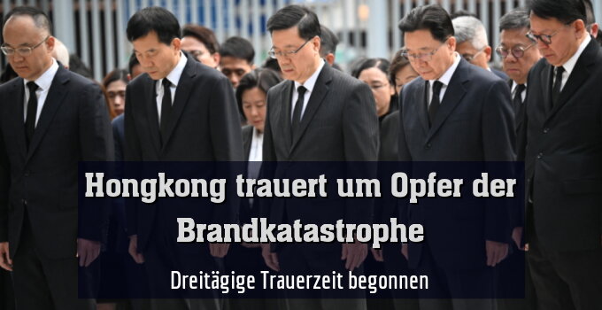 Dreitägige Trauerzeit begonnen