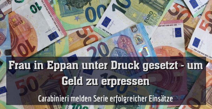 Carabinieri melden Serie erfolgreicher Einsätze