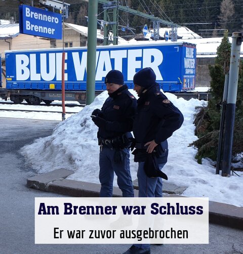 Er war zuvor ausgebrochen