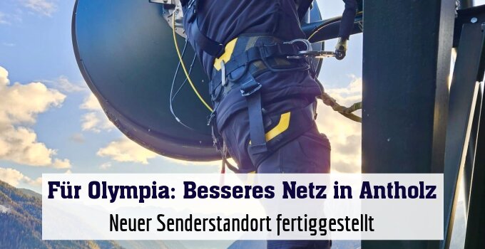 Neuer Senderstandort fertiggestellt
