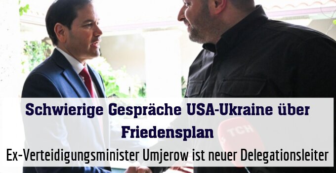 Marco Rubio und Rustem Umjerow in Florida