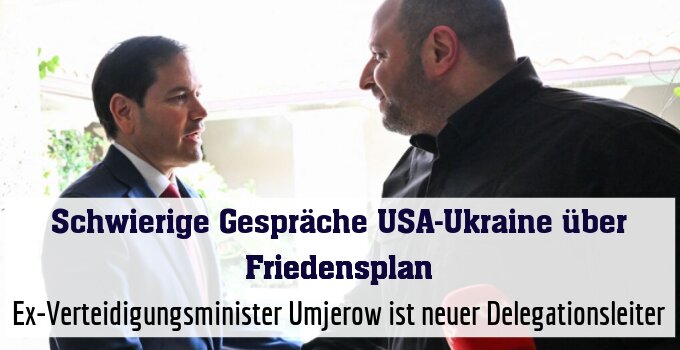 Marco Rubio und Rustem Umjerow in Florida