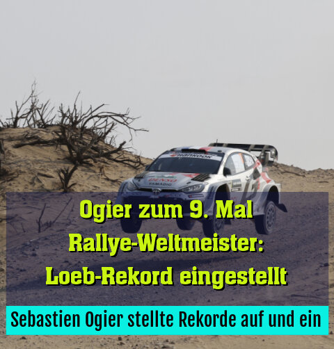 Sebastien Ogier stellte Rekorde auf und ein
