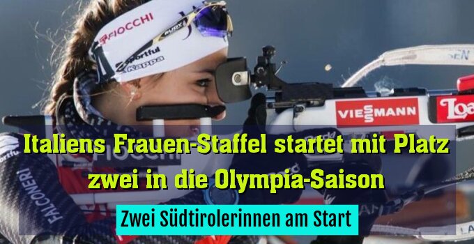 Zwei Südtirolerinnen am Start