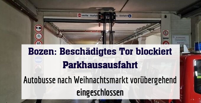 Autobusse nach Weihnachtsmarkt vorübergehend eingeschlossen