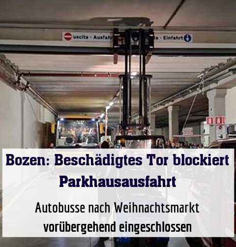 Autobusse nach Weihnachtsmarkt vorübergehend eingeschlossen