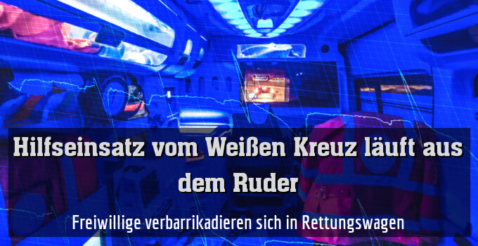 Flucht vor Angreifern