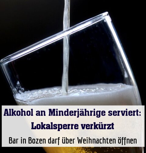 Bar in Bozen darf über Weihnachten öffnen