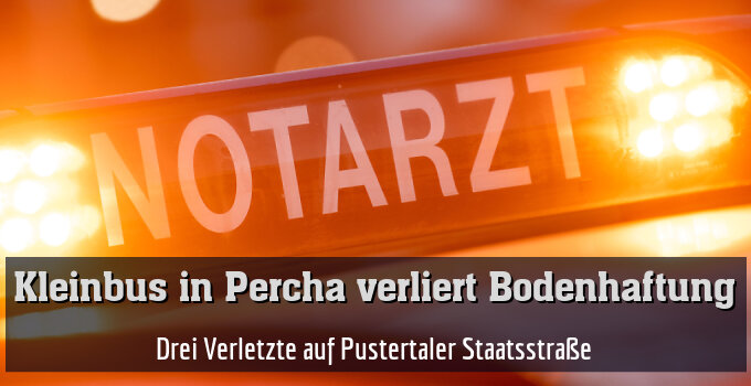 Drei Verletzte auf Pustertaler Staatsstraße