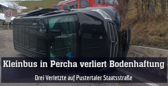 Drei Verletzte auf Pustertaler Staatsstraße
