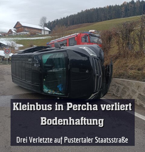 Drei Verletzte auf Pustertaler Staatsstraße