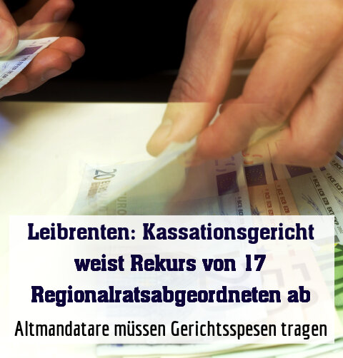 Altmandatare müssen Gerichtsspesen tragen
