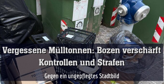 Gegen ein ungepflegtes Stadtbild