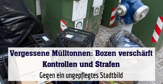 Gegen ein ungepflegtes Stadtbild