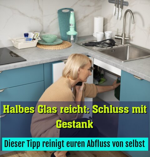 Dieser Tipp reinigt euren Abfluss von selbst