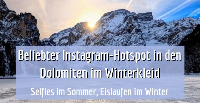 Selfies im Sommer, Eislaufen im Winter