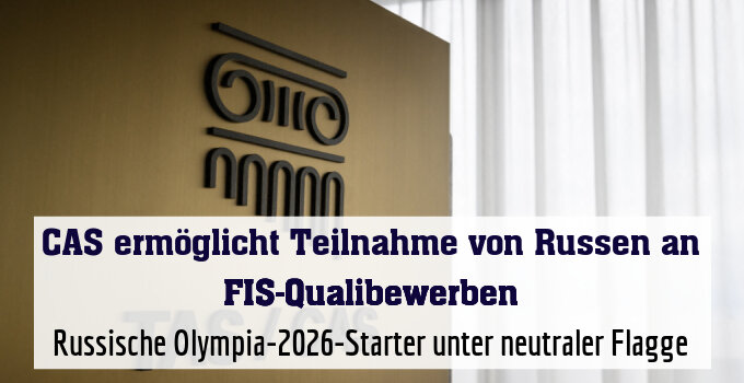Russische Olympia-2026-Starter unter neutraler Flagge