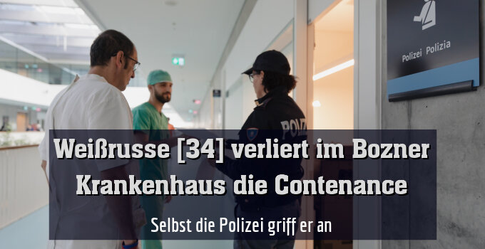 Selbst die Polizei griff er an