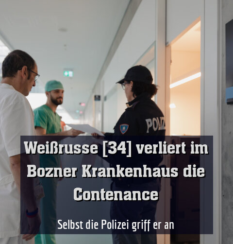 Selbst die Polizei griff er an