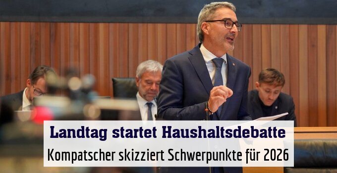 Kompatscher skizziert Schwerpunkte für 2026