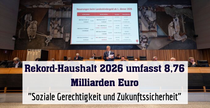 "Soziale Gerechtigkeit und Zukunftssicherheit"
