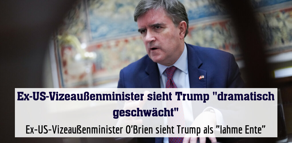 Ex-US-Vizeaußenminister O'Brien sieht Trump als "lahme Ente"