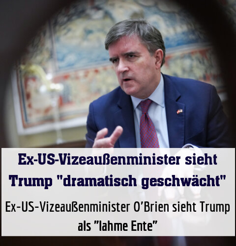 Ex-US-Vizeaußenminister O'Brien sieht Trump als "lahme Ente"
