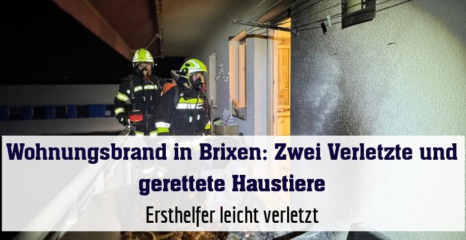 Ersthelfer leicht verletzt