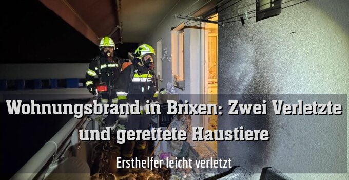 Ersthelfer leicht verletzt