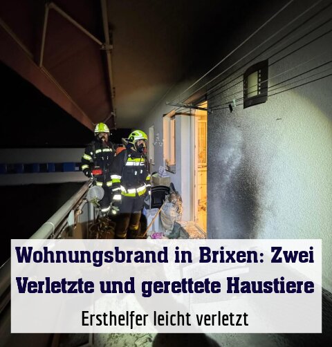 Ersthelfer leicht verletzt