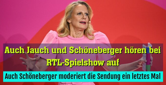Auch Schöneberger moderiert die Sendung ein letztes Mal