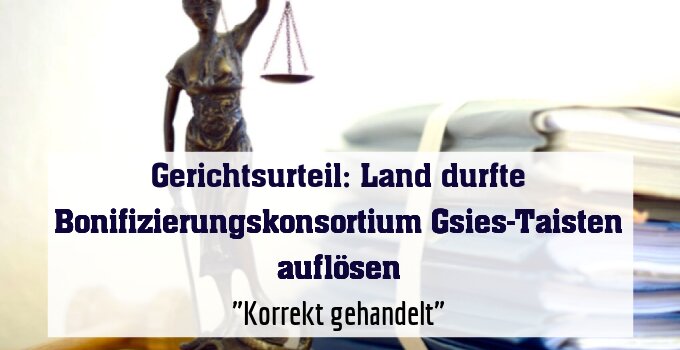 "Korrekt gehandelt"