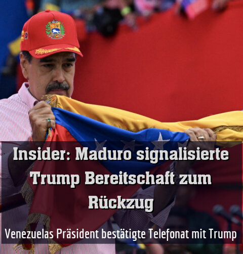 Venezuelas Präsident bestätigte Telefonat mit Trump