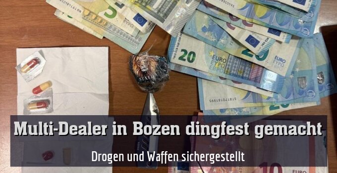 Drogen und Waffen sichergestellt