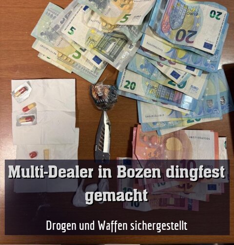 Drogen und Waffen sichergestellt