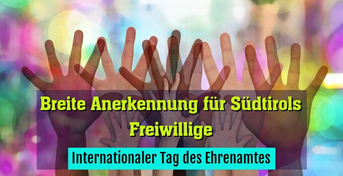 Internationaler Tag des Ehrenamtes