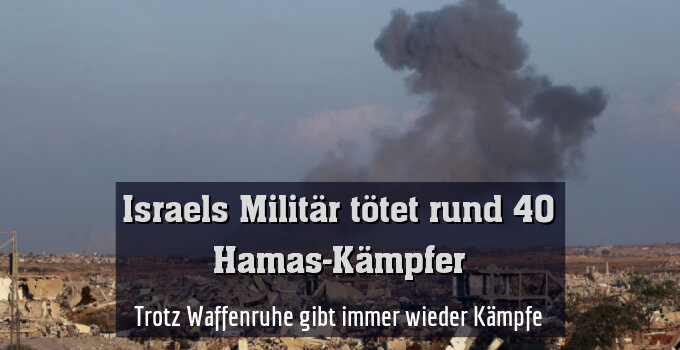 Trotz Waffenruhe gibt immer wieder Kämpfe