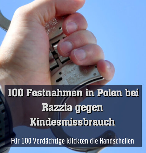Für 100 Verdächtige klickten die Handschellen