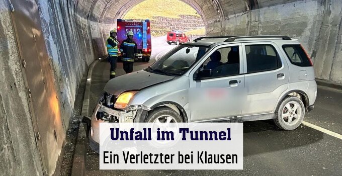 Ein Verletzter bei Klausen