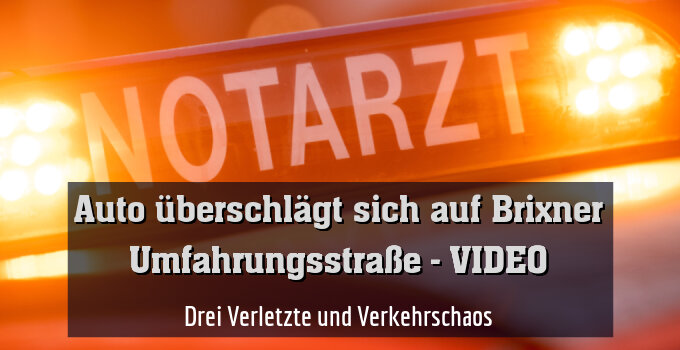Drei Verletzte und Verkehrschaos