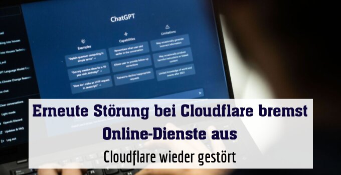 Cloudflare wieder gestört