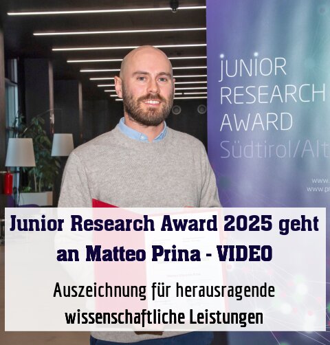 Auszeichnung für herausragende wissenschaftliche Leistungen