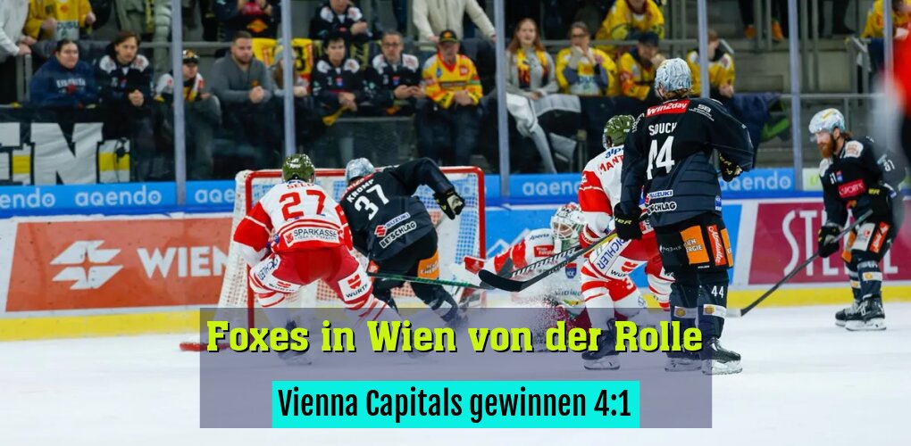Vienna Capitals gewinnen 4:1