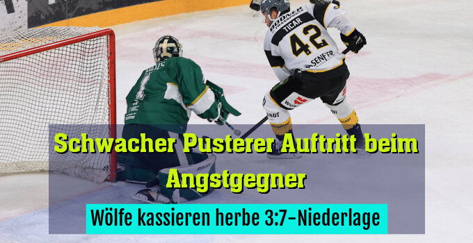 Wölfe kassieren herbe 3:7-Niederlage