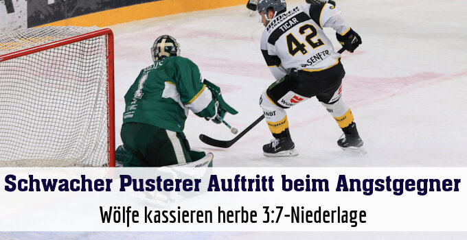 Wölfe kassieren herbe 3:7-Niederlage